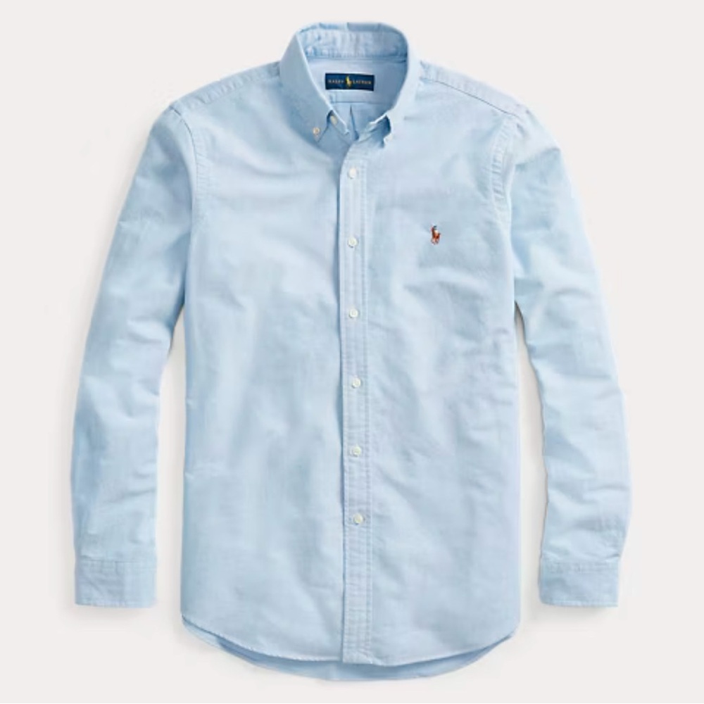 Polo Ralph Lauren Men's Iconic Oxford Light Blue Shirt